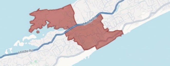 Map of the constituency